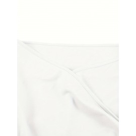 Vestido midi elegante com decote profundo e ombros descobertos para mulheres - Cintura de um ombro, verde vibrante, perfeito para festas e eventos de moda