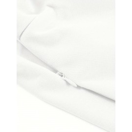 Vestido midi elegante com decote profundo e ombros descobertos para mulheres - Cintura de um ombro, verde vibrante, perfeito para festas e eventos de moda