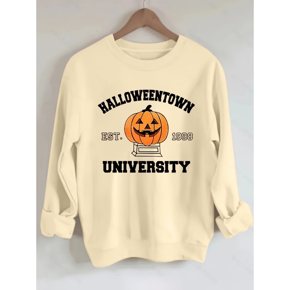 Camiseta unissex e moletom da Universidade Halloweentown Est 1998, inspirados no Halloween vintage de Halloweentown 1998 para mulheres