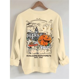 Camiseta unissex e moletom da Universidade Halloweentown Est 1998, inspirados no Halloween vintage de Halloweentown 1998 para mulheres