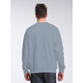 Suéter de poliéster para amantes, estampa de Feliz Ano Novo para o Dia dos Namorados, moda casual para casa, suéter solto e confortável de manga longa para amantes, top esportivo casual de primavera e outono, adequado para homens e mulheres, como pre