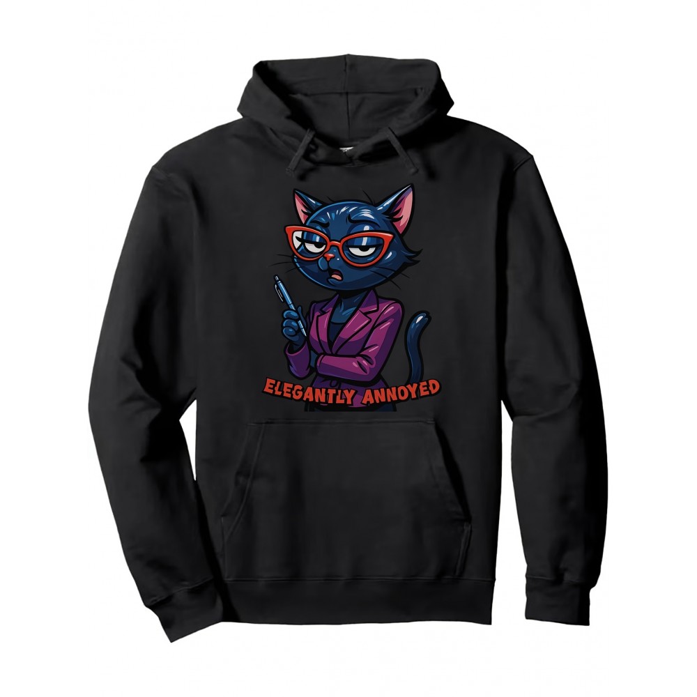 O Gato Me Anoiou. Este Fofo Animal T-Shirt Para Mulheres É Feito De Tecido Macio E Confortável E É Versátil Como Presente. É Perfeito Para Fatos De Verão. É Um Sweatshirt Com Capuz Elegante Para Homens E Mulheres. Também É Um Capuz De Moda