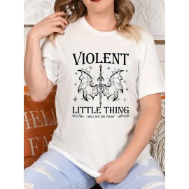 T-shirt de 180g para mulheres, Dia de São Patrício, Aniversário de Páscoa, Estilo Oversized para Mulheres, T-shirt Violenta e Pequena, T-shirt de Amante de Livros de Fantasia de Quarto Asas, Camiseta Gráfica de Dragão, T-shirt de Leitor de Livros, T-shirt