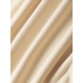 Moletom Casual Feminino de Gola Redonda Oversized - Estampa Geométrica Rosa Suave, Corte Relaxado, Lavável à Máquina, Conforto para Todas as Estações, Blusa Clássica para Senhoras, Tecido Respirável, Pulôver Elegante