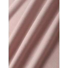 Moletom Casual Feminino de Gola Redonda Oversized - Estampa Geométrica Rosa Suave, Corte Relaxado, Lavável à Máquina, Conforto para Todas as Estações, Blusa Clássica para Senhoras, Tecido Respirável, Pulôver Elegante