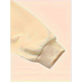 Moletom feminino Y2K elegante com gráfico de rato dos desenhos animados, Moletom com capuz de gola redonda, Top casual esportivo de manga comprida com gola redonda, Poliéster, Todas as estações, Tamanho adulto, Tecido de malha, Material elástico