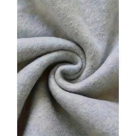 Mujeres Casual Suelto Ajuste Cierre de Cremallera - Longitud Media, Forro de Fleece, Cálido, Color Sólido, Versátil para Todas las Estaciones, Moda de Calle|Ajuste Relajado de la Sudadera|Jacke con Cremallera