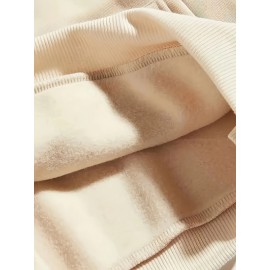 Moletom com capuz gráfico Brooklyn Nova Iorque para mulheres - Casual com fecho de correr e cordão, forro térmico, bolso dividido, manga comprida - Branco