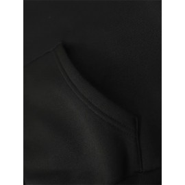 Moletom Casual Feminino com Zíper e Estampa Abstrata de Letras KANE - Jaqueta Cinza Claro Ajuste Relaxado, Lavável à Máquina para Todas as Estações, Roupa Confortável para Viagem & Uso Diário