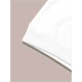 1pc Moletom Feminino Casual de Algodão com Manga Longa e Estampa de Slogan, Bolsos e Cordão Ajustável - Pulôver de Malha Confortável para Outono/Inverno