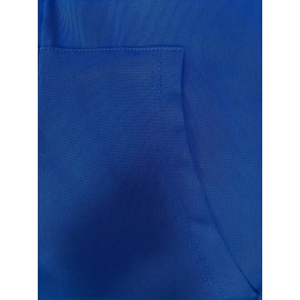 Jaqueta Atlética Feminina Preta com Capuz e Manga Comprida com Zíper e Bolsos - Mistura de Poliéster Elástico, Design com Zíper Completo, Roupa Esportiva Confortável para Vestuário Casual, Jaqueta de Treino