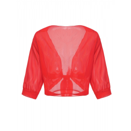 Xale Elegante de Poliéster Transparente com Detalhe de Laço na Frente – Acessório de Vestido Versátil, Leve e Respirável, Perfeito para Eventos de Primavera/Verão/Outono, Realçador de Roupa Estiloso|Xale com Laço na Frente|Textura Lisa e Brilhante, Xale C