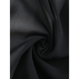 Xale Elegante de Poliéster Transparente com Detalhe de Laço na Frente – Acessório de Vestido Versátil, Leve e Respirável, Perfeito para Eventos de Primavera/Verão/Outono, Realçador de Roupa Estiloso|Xale com Laço na Frente|Textura Lisa e Brilhante, Xale C