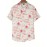Camisa Havaiana Casual Feminina de Manga Curta - Top Leve de Poliéster para Férias na Praia com Estampa de Estrelas, Corações & Texto Inspirador, Gola Clássica, Tecido Não Transparente para Primavera/Verão, Design Divertido e Opaco