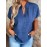 Blusa Elegante Feminina com Decote em V e Mangas Morcego - Top Leve e Respirável de Cor Sólida para Primavera/Verão, Lavável à Máquina, Casual a Formal