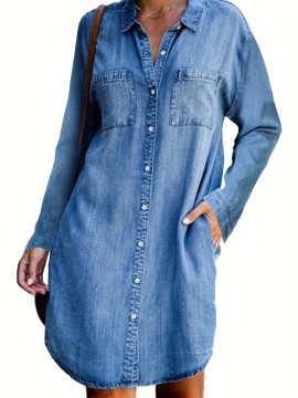 Jaqueta de Denim de Poliéster para Mulher É Confortável e Fashionável para Atividades ao Ar Livre, Tecido Respirável É Fashionável e Casual, Roupas Femininas Tendências