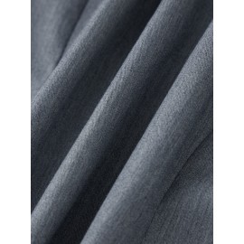 Vestido de ganga com laço na frente para mulheres, slim fit, cor sólida, decote em V, sem mangas, top de tanque de ganga para o verão, estilo streetwear