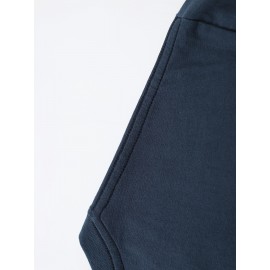 T-shirt de verão para homem, com gola redonda, mangas curtas e estampa de algodão puro.