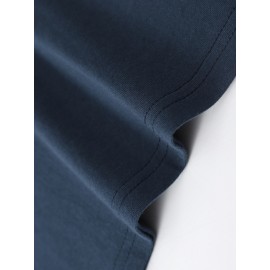 O presente de volta às aulas começa a ser devolvido. 1 peça nova camiseta de algodão puro de verão para homem, top de manga curta impresso de dupla face, branco, ameixa, vermelho, preto, cinza, azul marinho, adequado para casa, exterior, festa, desporto, 