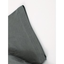 O presente de volta às aulas começa a ser devolvido. 1 peça nova camiseta de algodão puro de verão para homem, top de manga curta impresso de dupla face, branco, ameixa, vermelho, preto, cinza, azul marinho, adequado para casa, exterior, festa, desporto, 