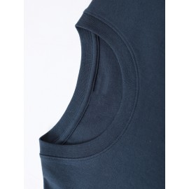 O presente de volta às aulas começa a ser devolvido. 1 peça nova camiseta de algodão puro de verão para homem, top de manga curta impresso de dupla face, branco, ameixa, vermelho, preto, cinza, azul marinho, adequado para casa, exterior, festa, desporto, 