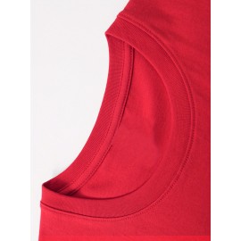 O presente de volta às aulas começa a ser devolvido. 1 peça nova camiseta de algodão puro de verão para homem, top de manga curta impresso de dupla face, branco, ameixa, vermelho, preto, cinza, azul marinho, adequado para casa, exterior, festa, desporto, 
