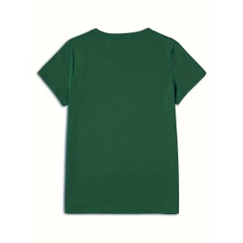 T-shirt estampada para homem, com corte simples e destaque em masculinidade, feita de algodão puro, combina cores sólidas com estampas vibrantes, confortável e respirável, um clássico essencial de verão.