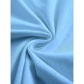 T-shirt estampada para homem, com corte simples e destaque em masculinidade, feita de algodão puro, combina cores sólidas com estampas vibrantes, confortável e respirável, um clássico essencial de verão.
