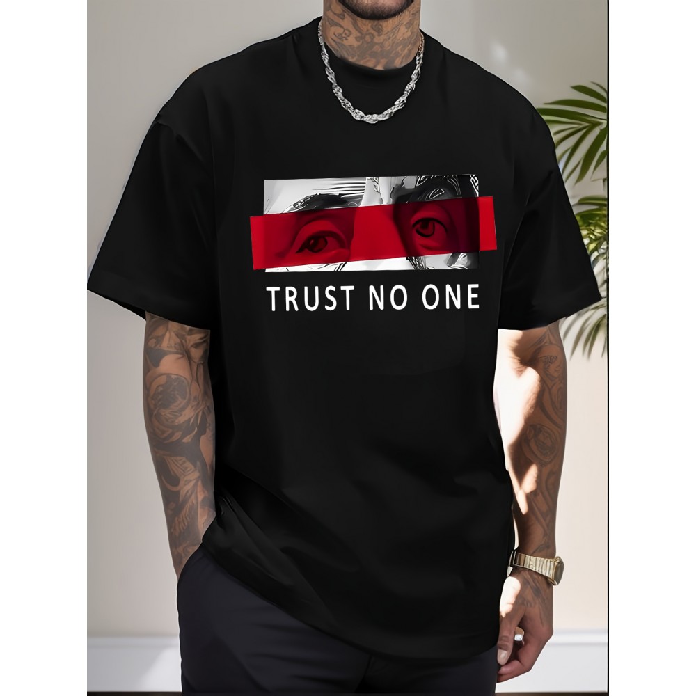 Camiseta de Algodão Masculina Personalizável - Desenho Gráfico 