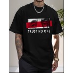 Camiseta de Algodão Masculina Personalizável - Desenho Gráfico 