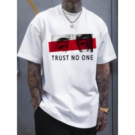 Camiseta de Algodão Masculina Personalizável - Desenho Gráfico 
