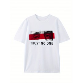 Camiseta de Algodão Masculina Personalizável - Desenho Gráfico 