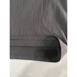 Camiseta de algodão puro de 220g de espessura premium com estampa de cigarro, camiseta casual de algodão penteado para homens, camiseta de gola redonda de mangas curtas, com uma certa espessura adequada para usar no verão