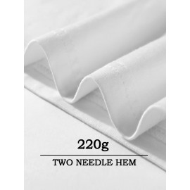 Camiseta de algodão puro de 220g de espessura premium com estampa de cigarro, camiseta casual de algodão penteado para homens, camiseta de gola redonda de mangas curtas, com uma certa espessura adequada para usar no verão