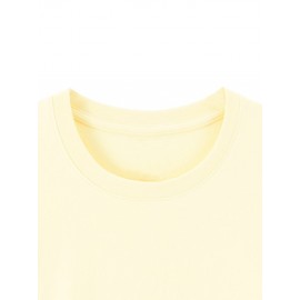 Camiseta de algodão puro de 220g de espessura premium com estampa de cigarro, camiseta casual de algodão penteado para homens, camiseta de gola redonda de mangas curtas, com uma certa espessura adequada para usar no verão