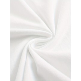 T-shirt de gola redonda para homem, branco, edição limitada, impressão dourada, casual, streetwear