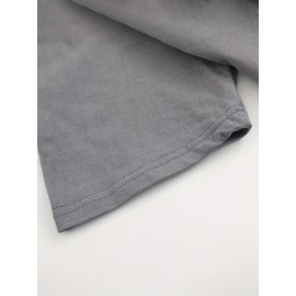 T-shirt de gola redonda para homem, branco, edição limitada, impressão dourada, casual, streetwear