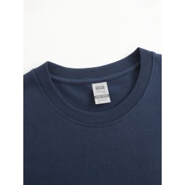 T-shirt de gola redonda para homem, branco, edição limitada, impressão dourada, casual, streetwear