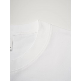Camiseta Masculina 100% Algodão com Estampa Gráfica - Estilo Esportivo Casual Gola Redonda Manga Curta com 