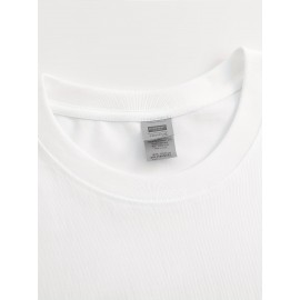 Camisetas de manga curta estampadas e modernas para homens e mulheres, ideais para desporto