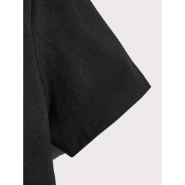 Camiseta Masculina com Águia Patriótica & Bandeira Americana - Algodão Macio, Manga Curta, Gola Redonda, Estilo Bohemio para o 4 de Julho ou Uso Casual Diário, Roupas com Bandeira Americana