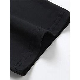 T-shirt masculina 100% algodão com estampa de pôr do sol em Havaí e árvore de coco. T-shirt casual de manga curta para férias na praia. Adequado para saídas casuais, desportos e vestuário casual.