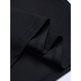 Camiseta Masculina de Manga Curta com Gráfico do Texas, Azul Marinho com Estampa em Negrito 