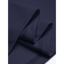 Camiseta Masculina de Manga Curta com Gráfico do Texas, Azul Marinho com Estampa em Negrito 