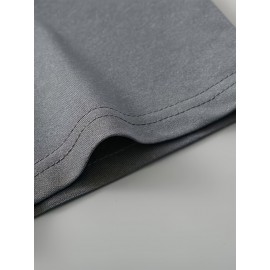 Camiseta Masculina de Manga Curta com Gráfico do Texas, Azul Marinho com Estampa em Negrito 