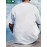 Camiseta Masculina de Algodão Espessado 220g - Estampa Gráfica Geométrica Manga Curta Gola Redonda, Camiseta Casual de Verão com Cores Vibrantes, Lavável à Máquina