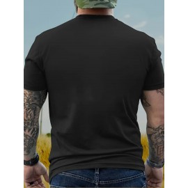 Camiseta Masculina com Estampa de Veleiro de Santa Mônica Califórnia - Impressão Dupla Face, Camiseta de Algodão Preta com Gola Redonda, Casual e Confortável para Todas as Estações