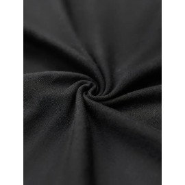 Camiseta de Pai com 4 Fotos & Estampa DAD - Presente para o Dia dos Pais, Manga Curta Preta em Algodão Macio e Respirável 180gsm, Lavável na Máquina, Camisa Casual Masculina, Lembrança Familiar, Design Engraçado, Conforto Garantido, Presentes para Papai