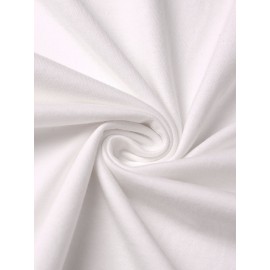 Camiseta Masculina de Algodão Respirável com Estampa de Silhueta Florestal - Gola Careca Casual e Manga Curta, Perfeita para Primavera e Verão, Tecido Micro-elástico para Conforto em Todas as Estações, Lavável à Máquina