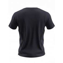 Camiseta Masculina com Estampa de Boston - 100% Algodão Gola Redonda com Gráfico Ousado 
